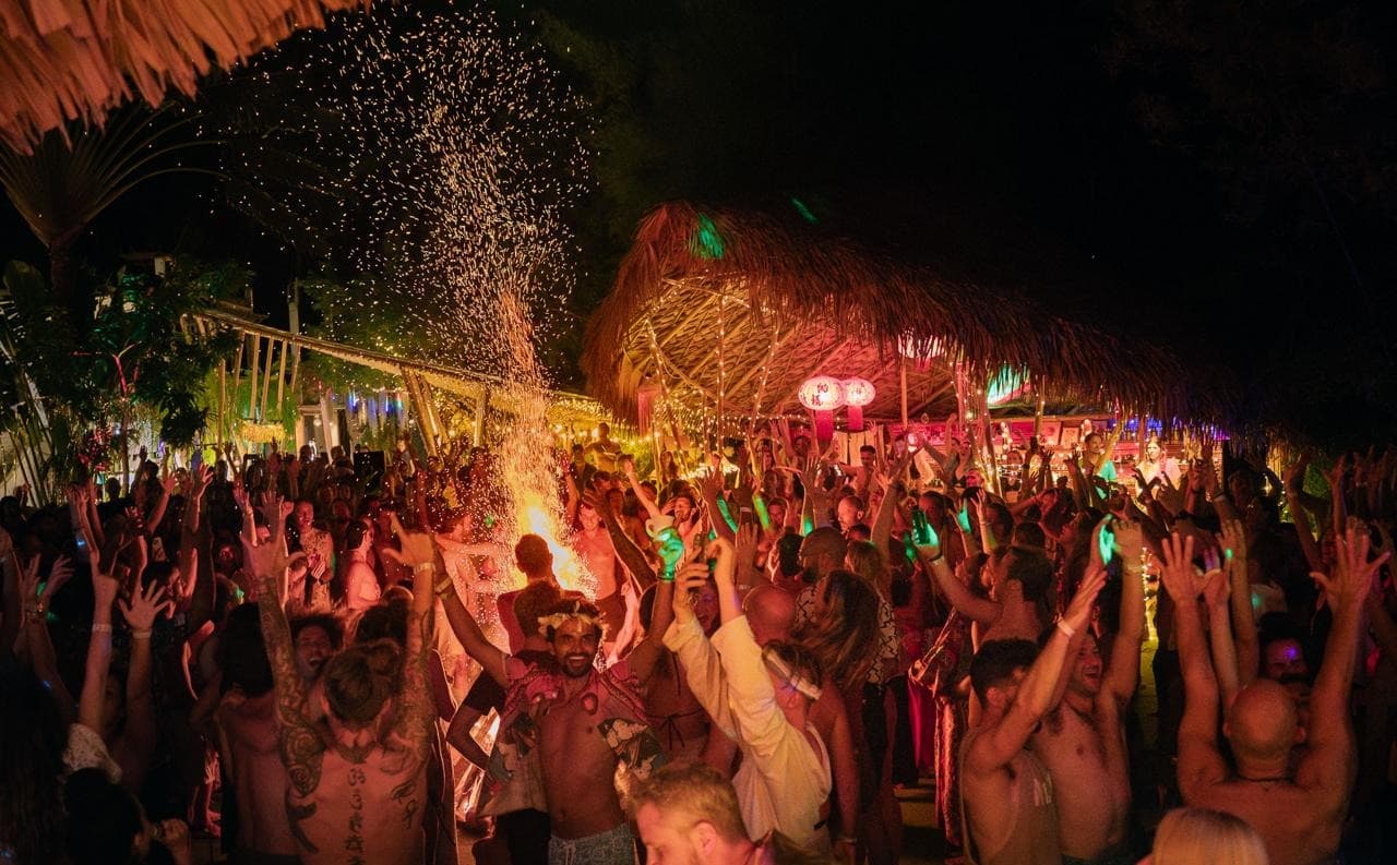 Ecstatic dance night at AUM Phangan